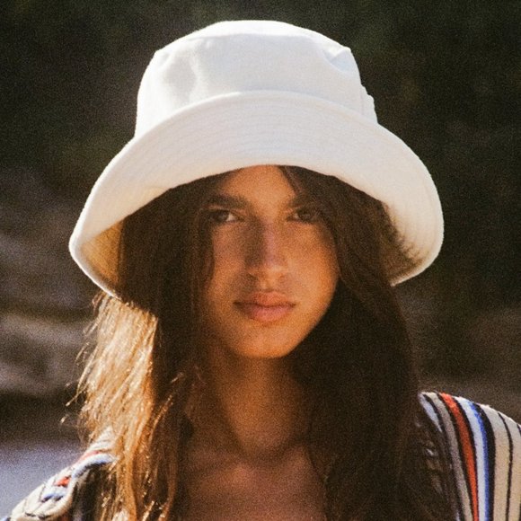 Lack of Color Wave Bucket Hat in Beige Terry main image 5